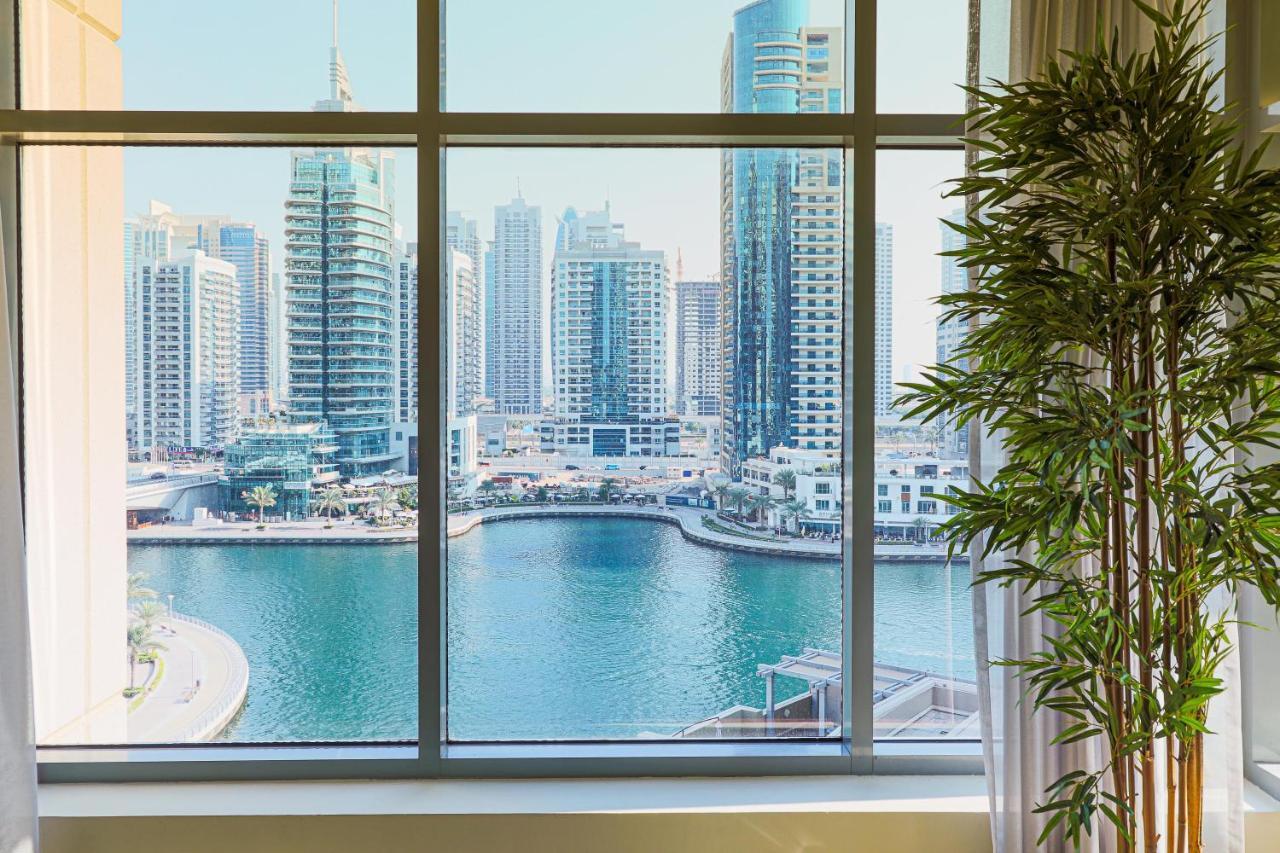 Nasma Luxury Stays - Pastel-Colored Apt With Jaw-Dropping Marina Views Dubai Bagian luar foto
