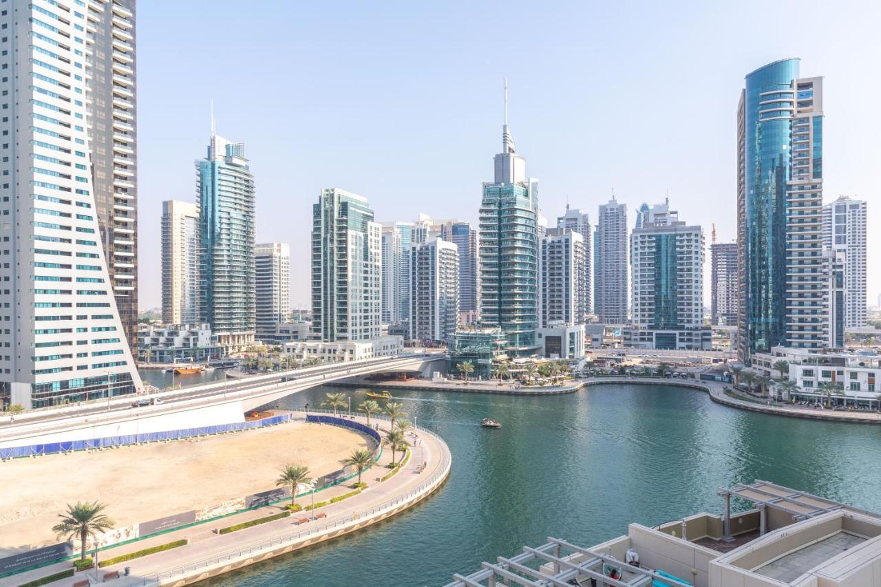 Nasma Luxury Stays - Pastel-Colored Apt With Jaw-Dropping Marina Views Dubai Bagian luar foto